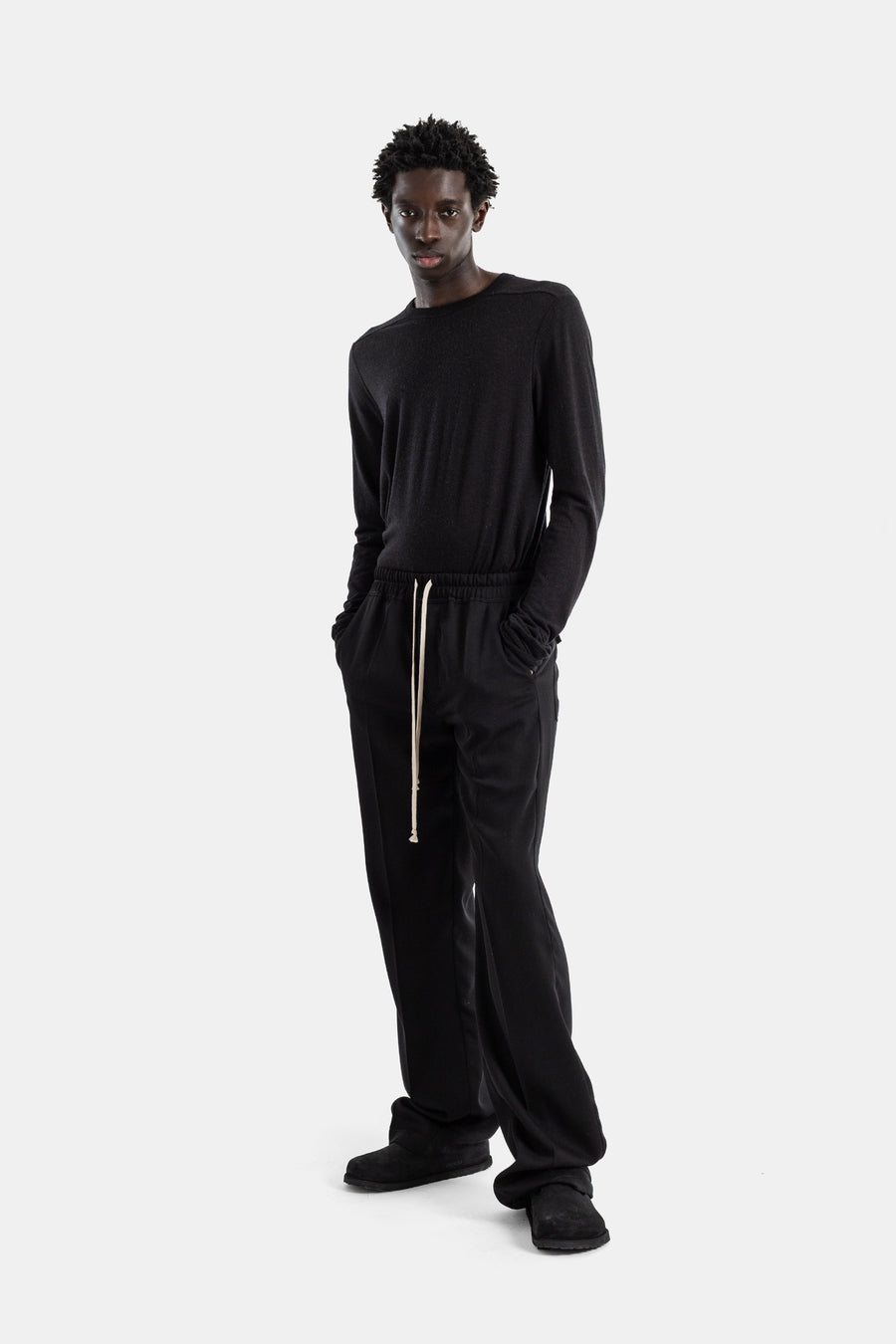 Rick Owens Cotton trousers in black