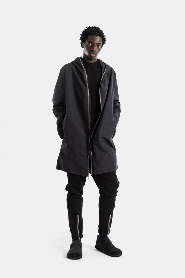 Rick Owens Cotton Manc coat in black