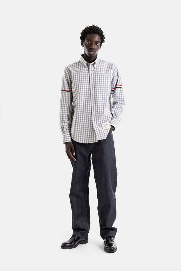 Thom Browne Cotton poplin shirt in gray