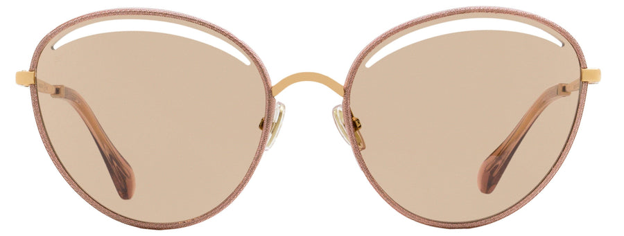 Jimmy Choo Metal/Plastic (Acetate) sunglasses in rose gold
