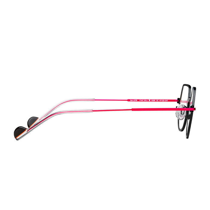 Matttew Iode 1570 Nero Fucsia Titanium Occhiali Da Vista