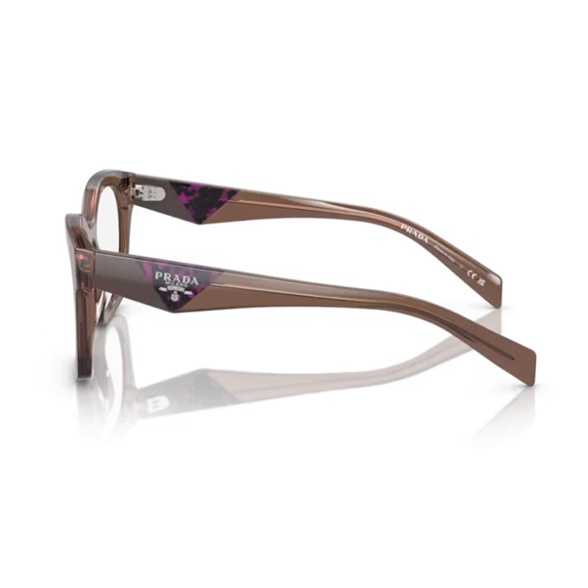 PRA05V 17O1O1 Marrone Acetate Occhiali Vista