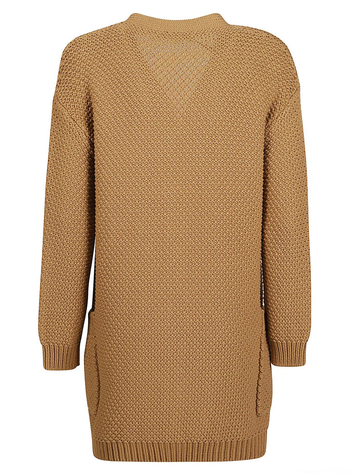 1341084306007 Marrone Cotton Cardigan