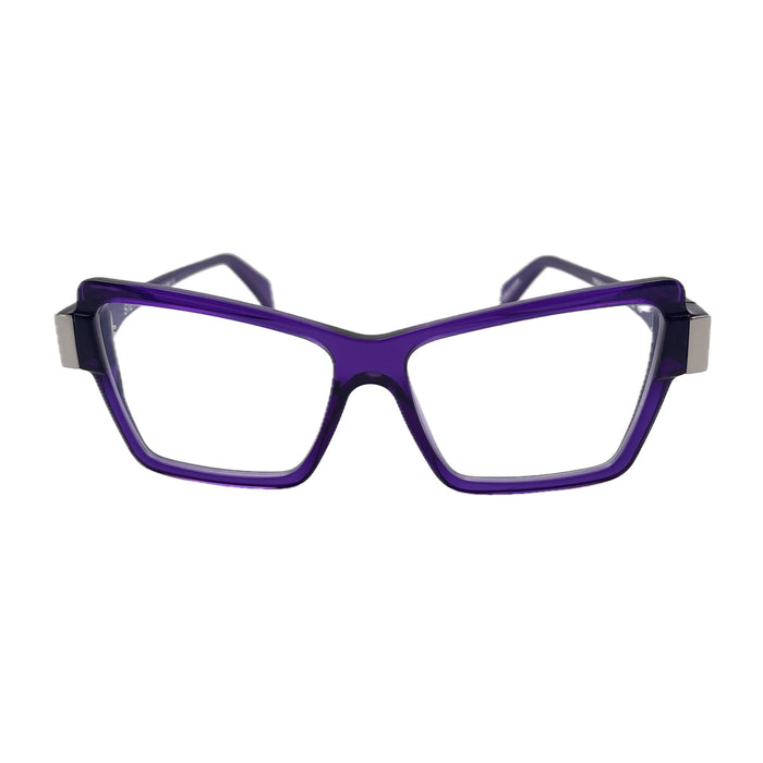CREATURE 095 006 Viola Trasparente Acetate Occhiali Da Vista