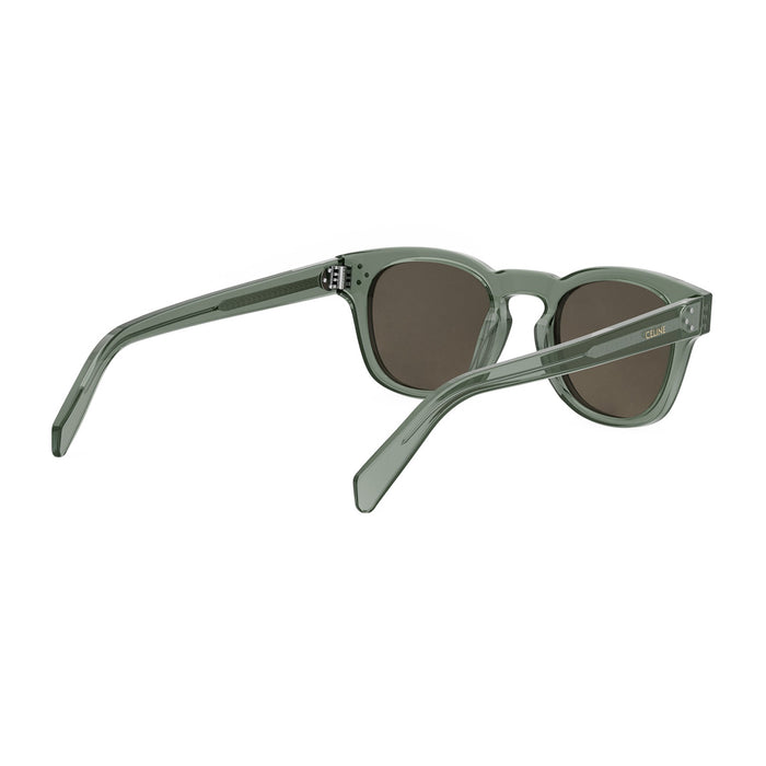 Celine CL40233I 3 Dots 96E Transparent Green Verde Acetate Occhiali Da Sole
