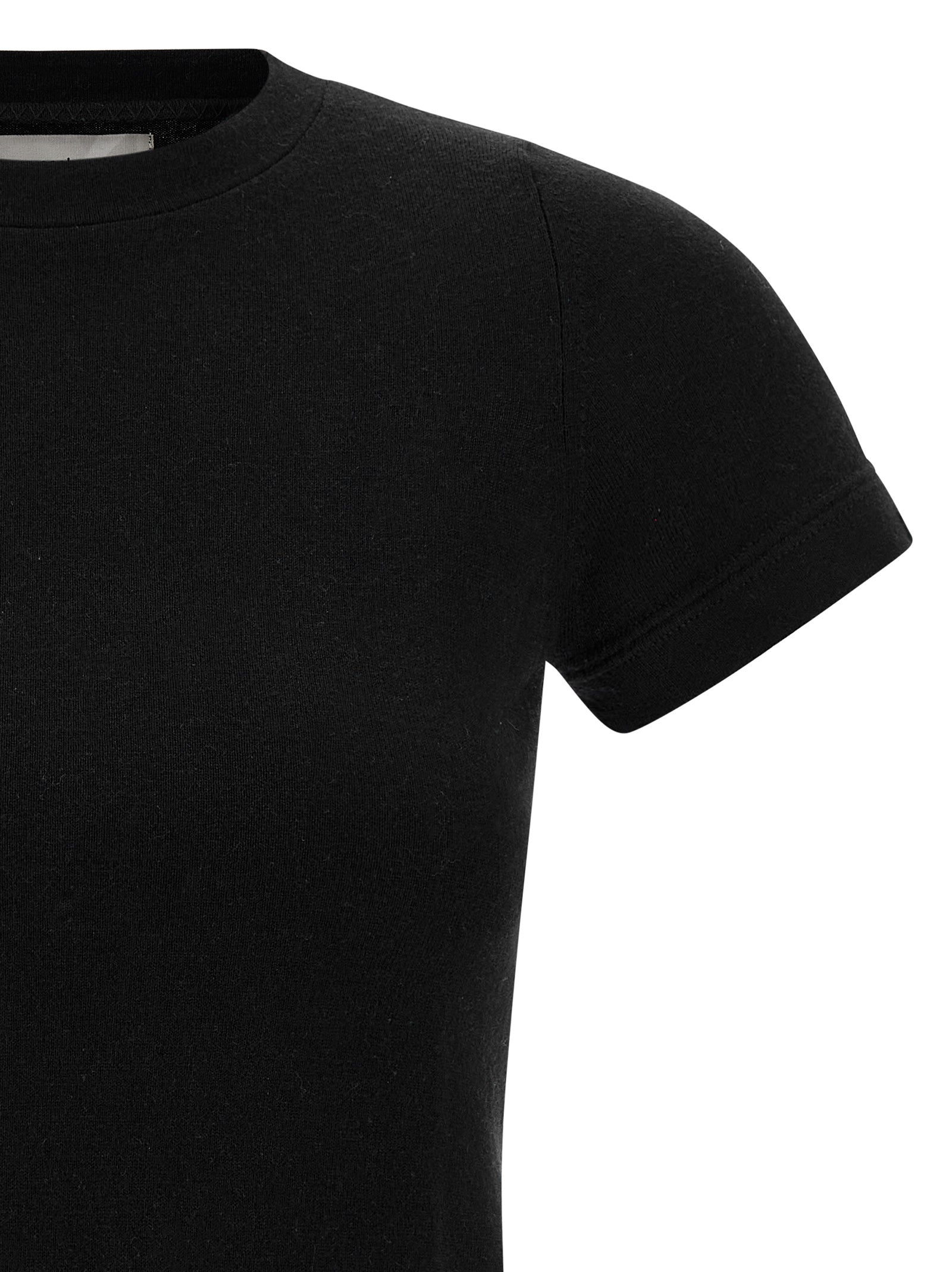 N°292 America T-Shirt Black Cotton Cachemire