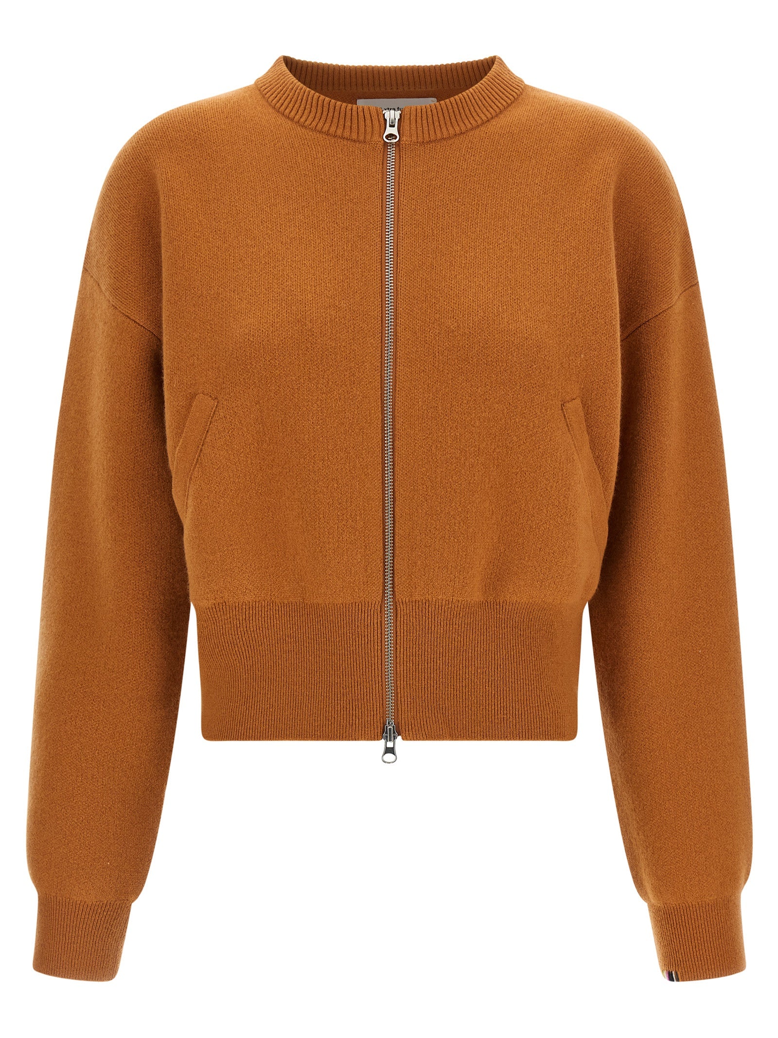 N°478 Xtra Fun cardigan Orange Cashmere Sweater, Cardigans