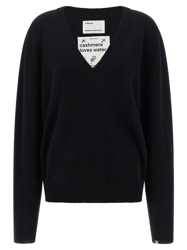 extreme cashmere كنزة — أسود
