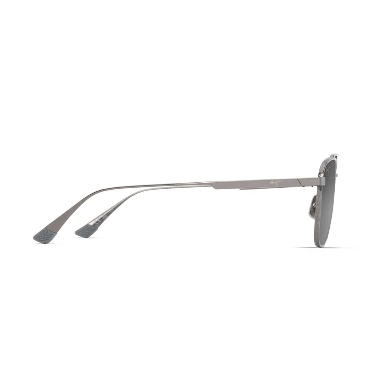 Maui Jim KAHANA grey shiny dark ru Grigio Titanium Occhiali Sole