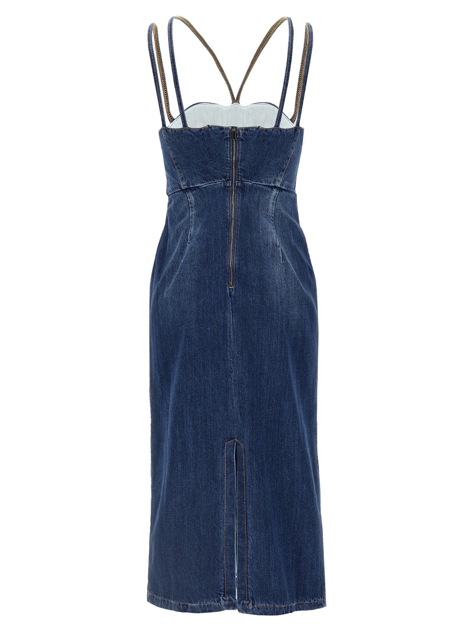 Denim dress Blue Cotton