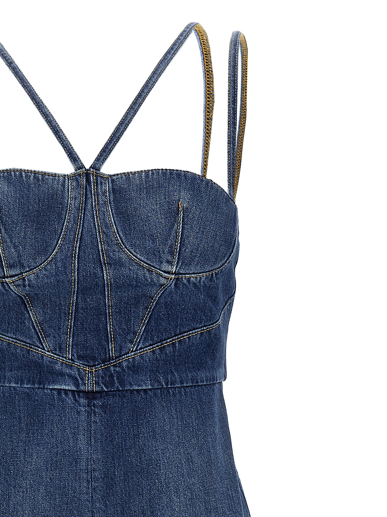 Denim dress Blue Cotton