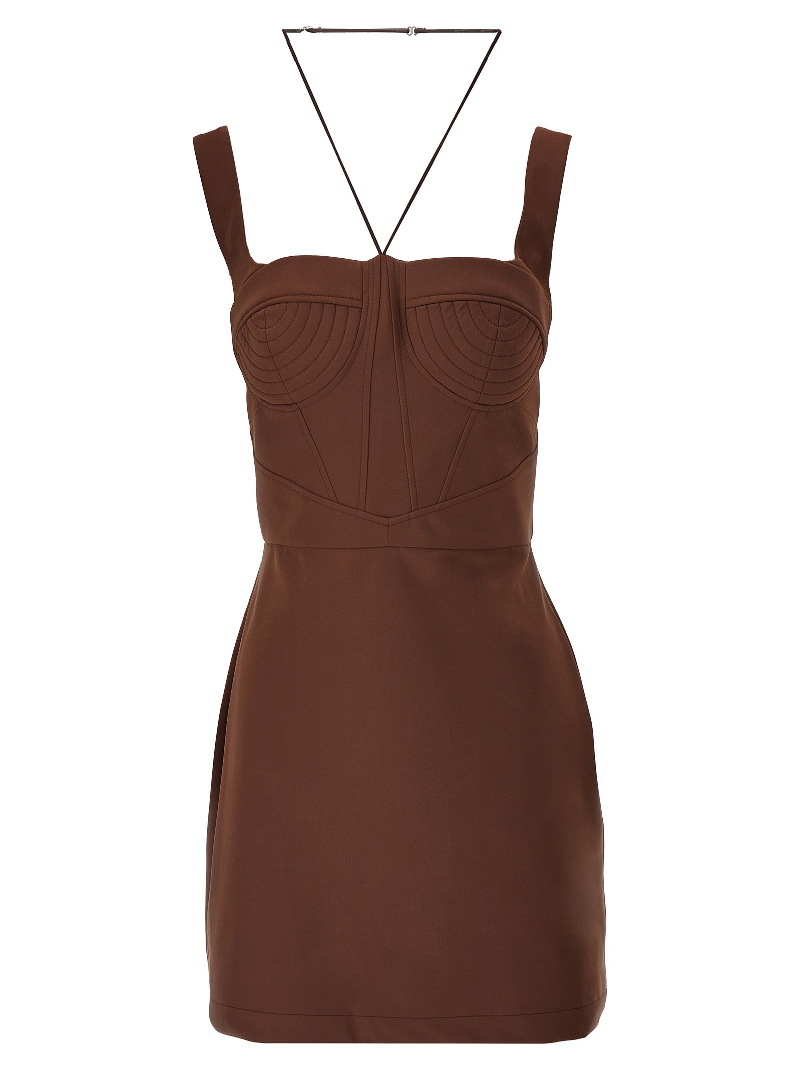 Maddie dress Brown Polyamide
