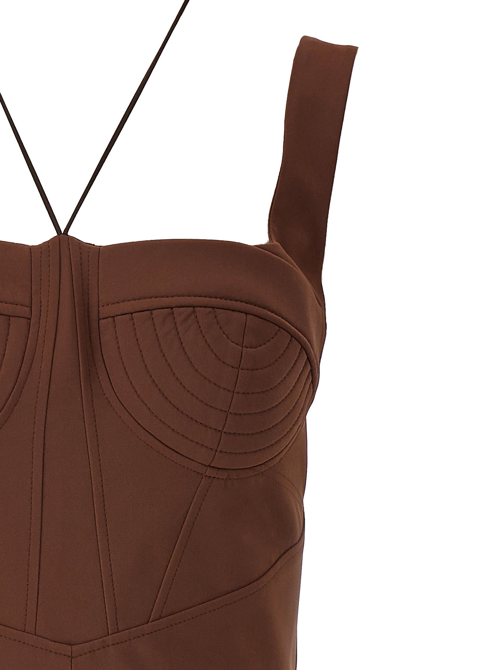 Maddie dress Brown Polyamide
