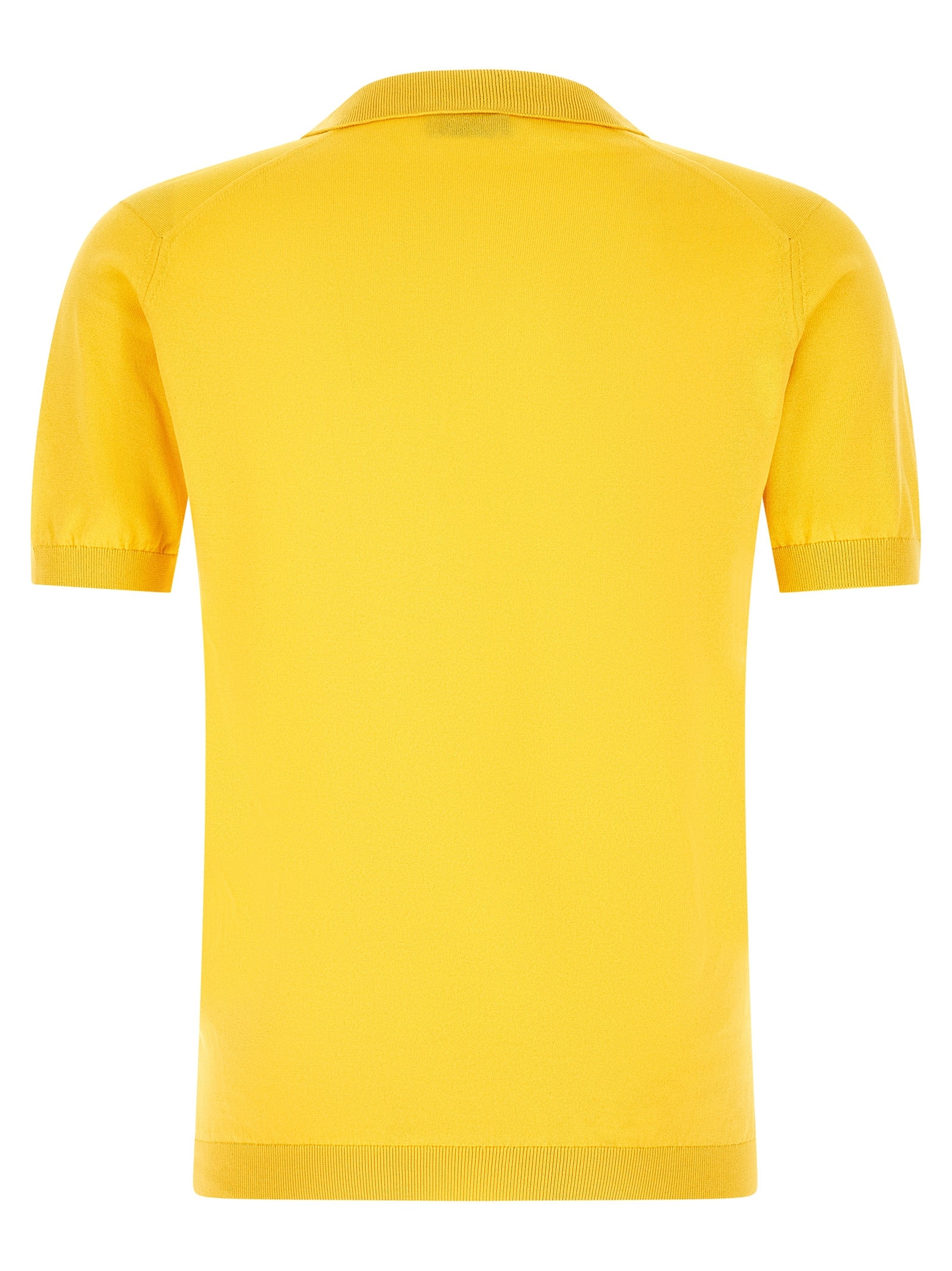 Noah Polo Shirt Yellow Cotton