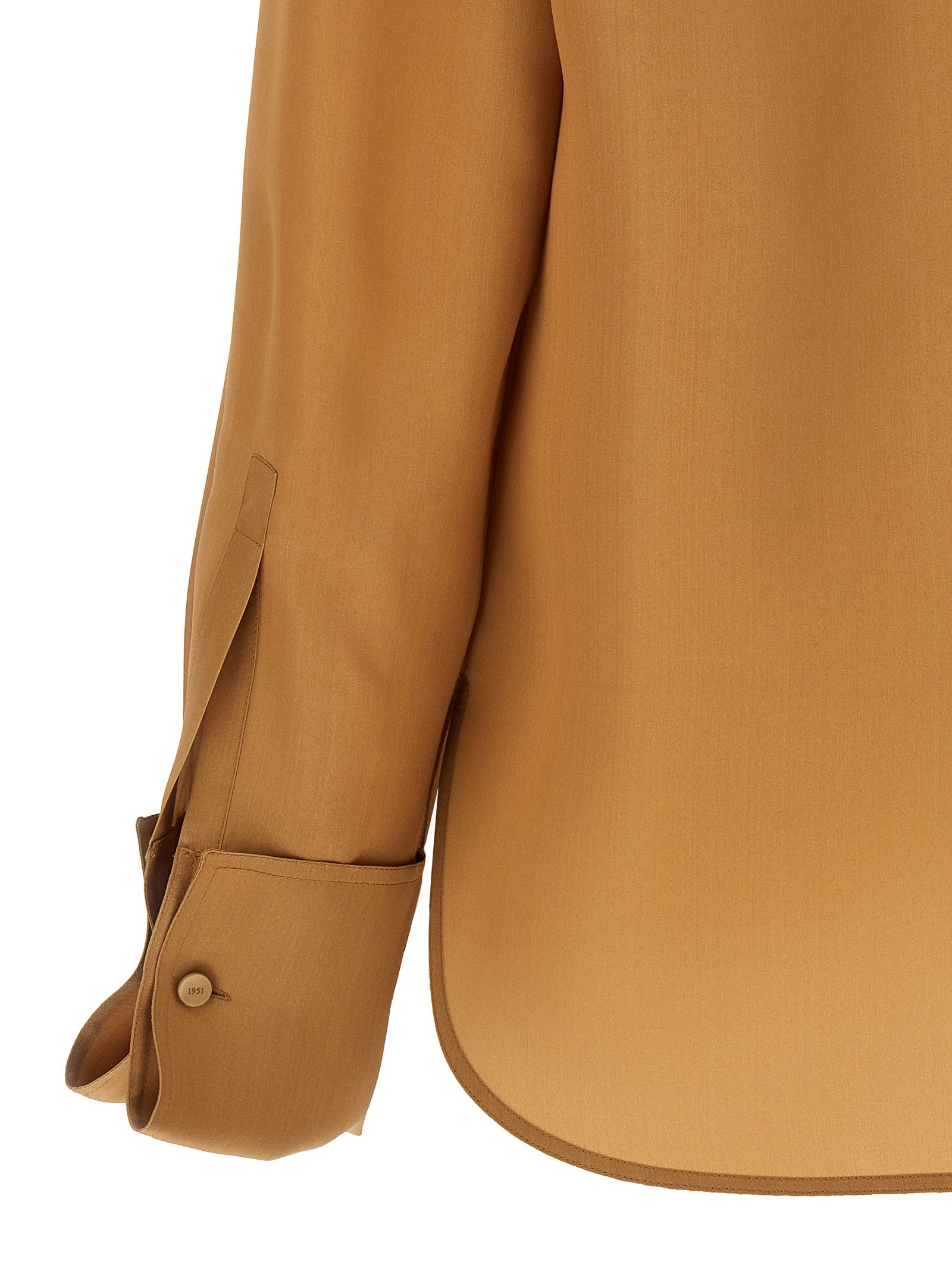Nola shirt Beige Silk Shirt, Blouse