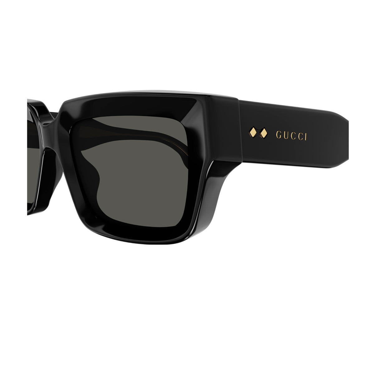 GG1529S 001 Nero Acetate Occhiali Sole