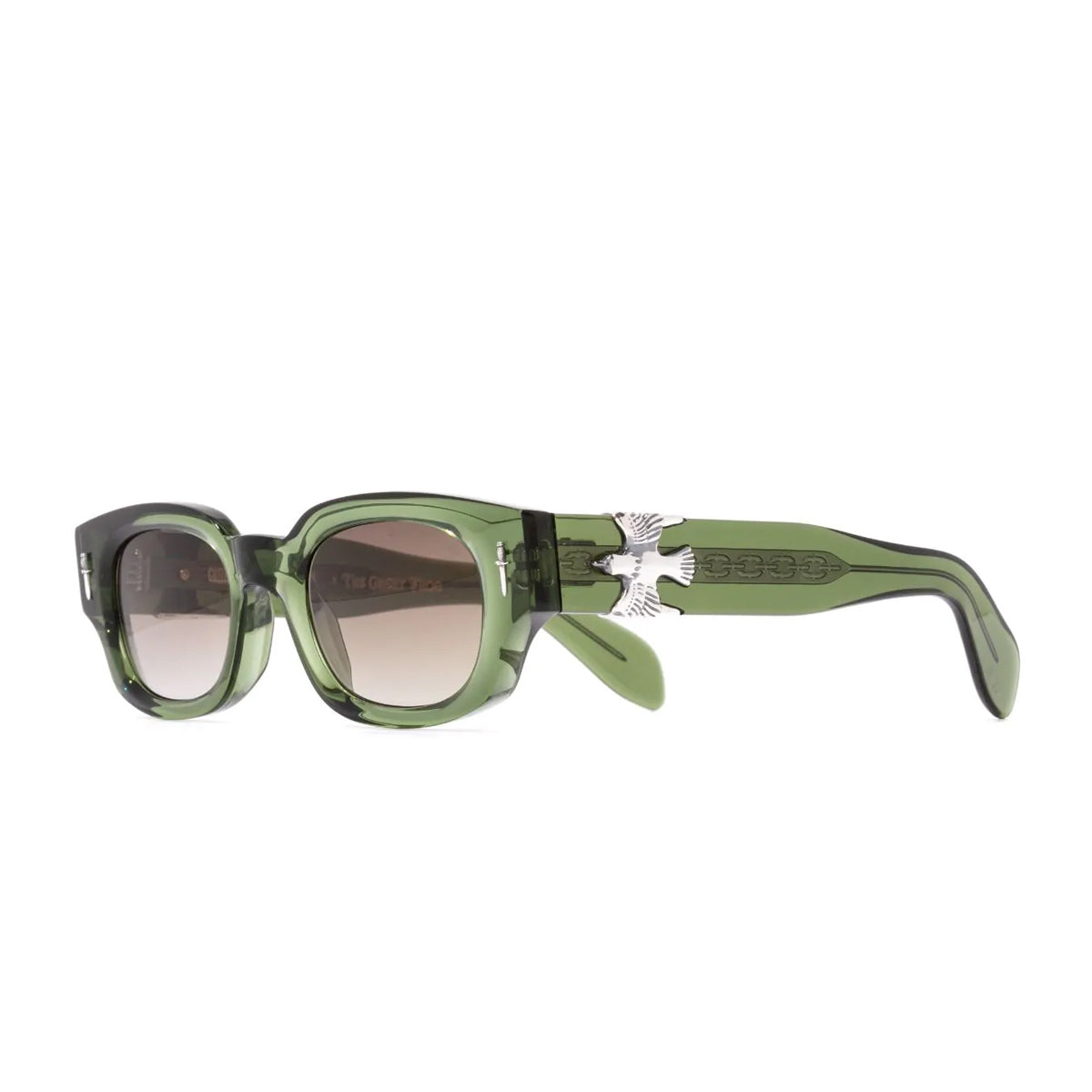 Cutler And Gross The Great Frog 004 03 Leaf Green Verde Acetate Occhiali Da Sole