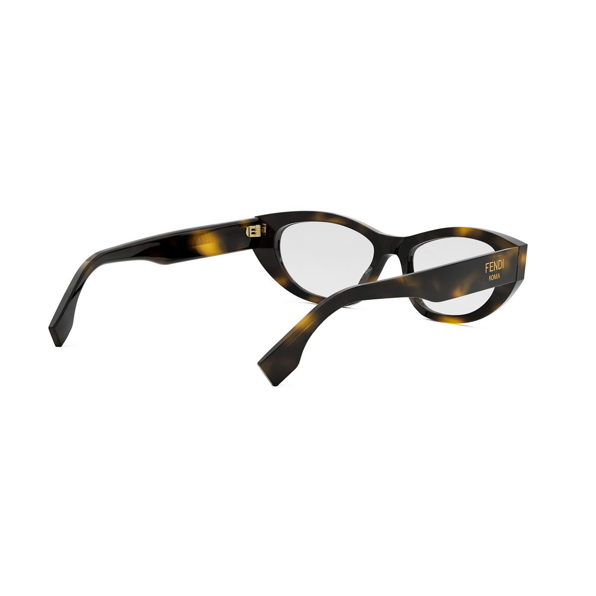 Fendi FE50119I Roma 052 Havana Marrone Acetate Occhiali Da Vista