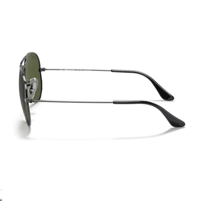 Ray-Ban RB3025 - Aviator Large Metal 004-58 Gunmetal Grigio Acciaio Occhiali Da Sole