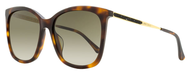 Jimmy Choo Plastic (Acetate)/Metal sunglasses in havana