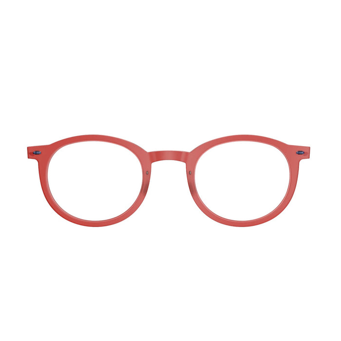 N.O.W. 6636 C18M - U13 Rosso Acetate/titanium Occhiali Da Vista