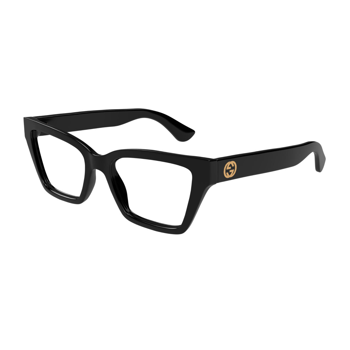 Gucci GG1715O Linea GG LOGO 001 Black Nero Acetate Occhiali Da Vista