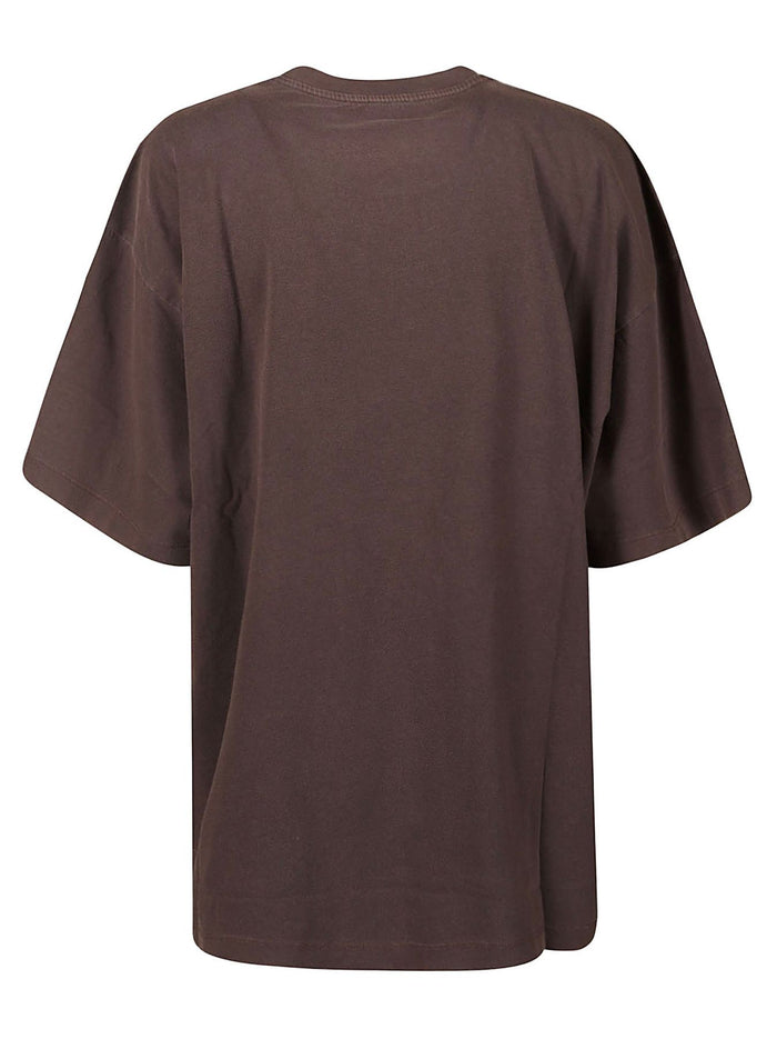 BLOCCO Marrone Cotton. made In Italy. T-shirt