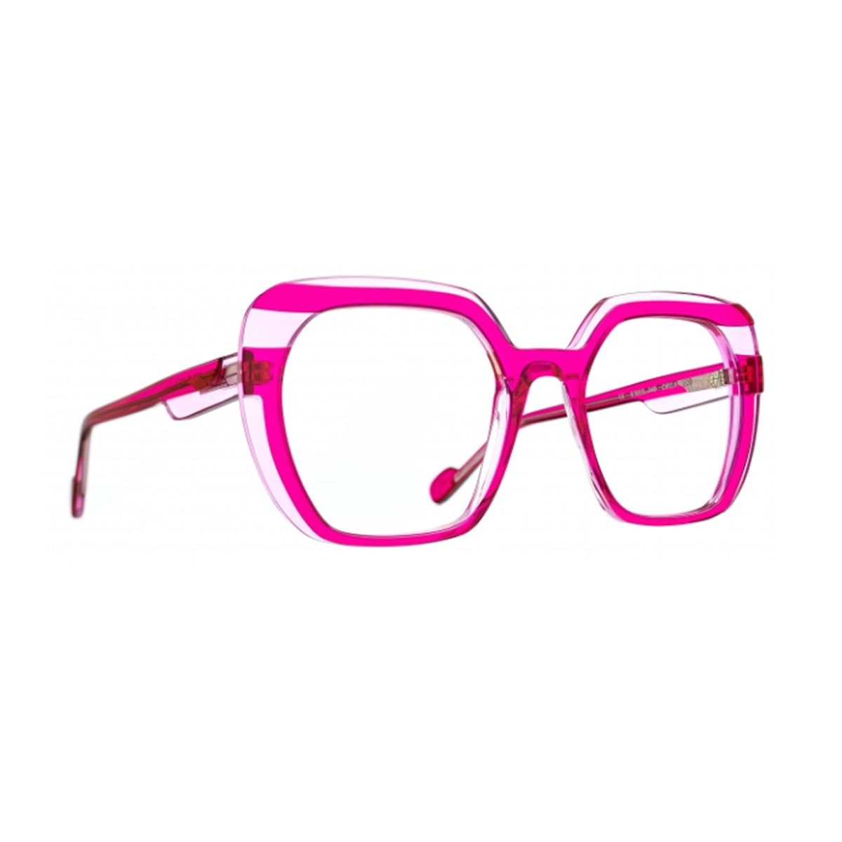 Caroline Abram Orea 800 Fucsia Pink Rosa Acetate Occhiali Da Vista