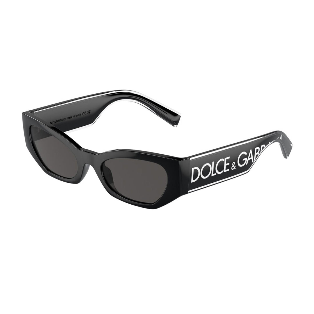 DG6186 501-87 Nero Celluloid Occhiali Sole