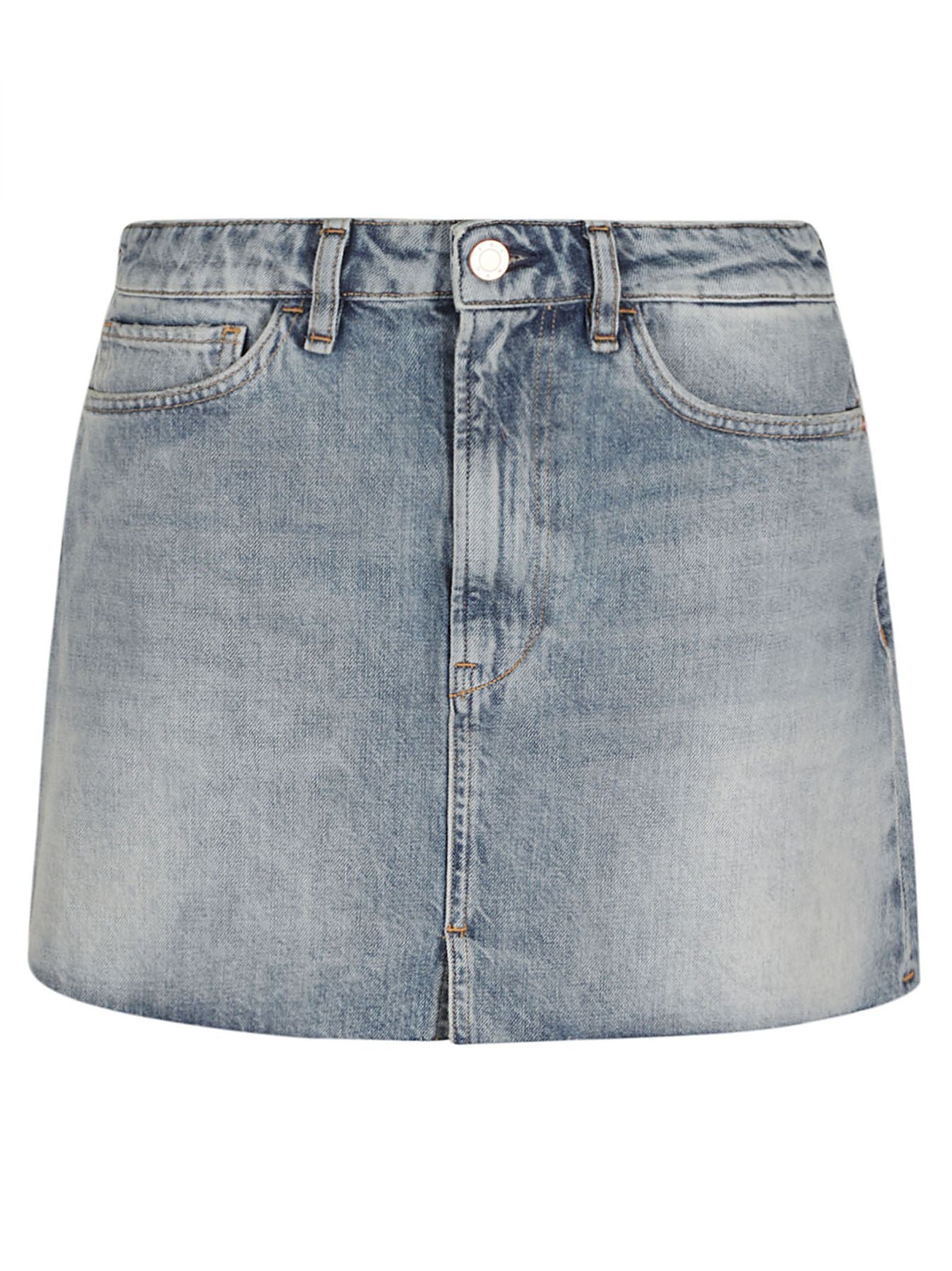 31-WS7B02-DR01RG Blu Cotton Gonna