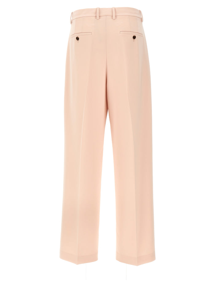 HW Casual pants Pink Triacetate Polyester