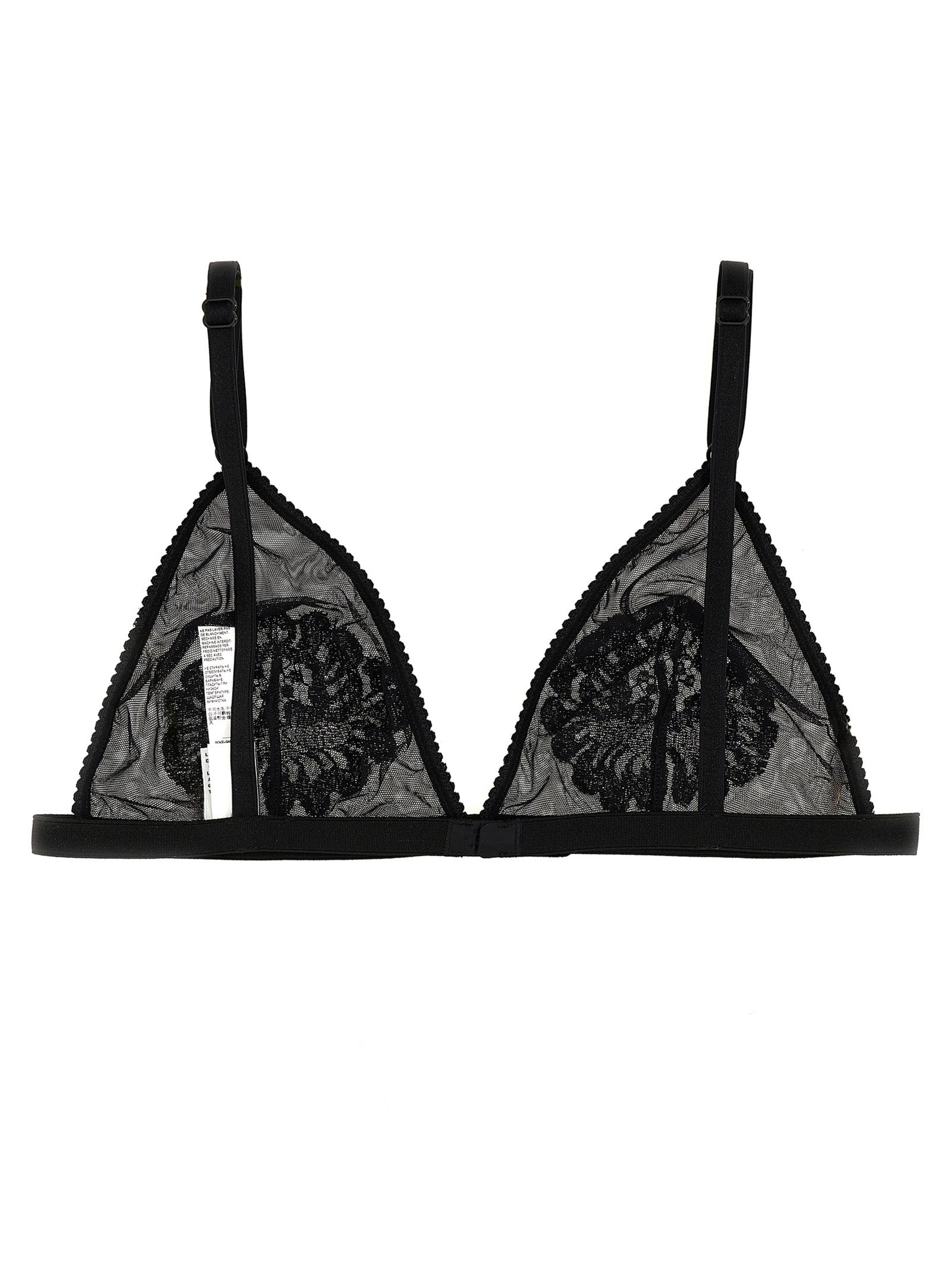 Lace bra Black Polyamide Viscose Elastane Intimo