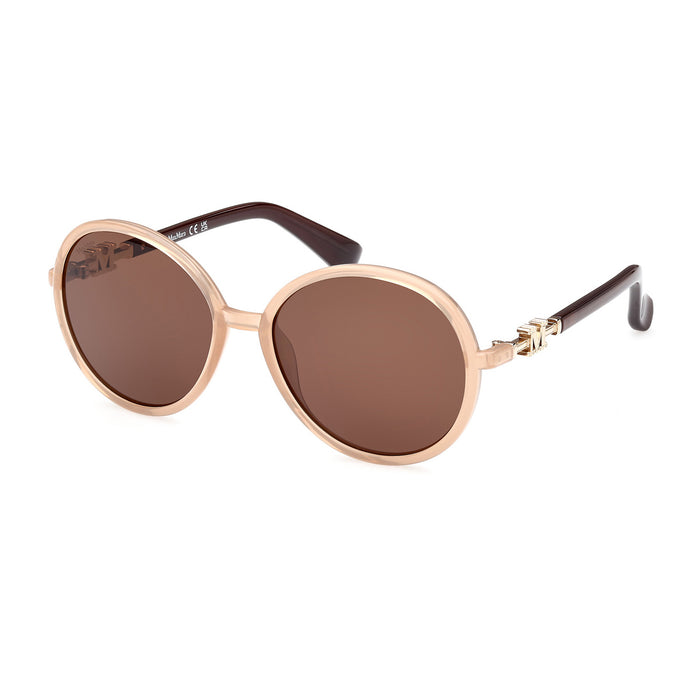 MM0065 59F Beige Acetate Occhiali Sole
