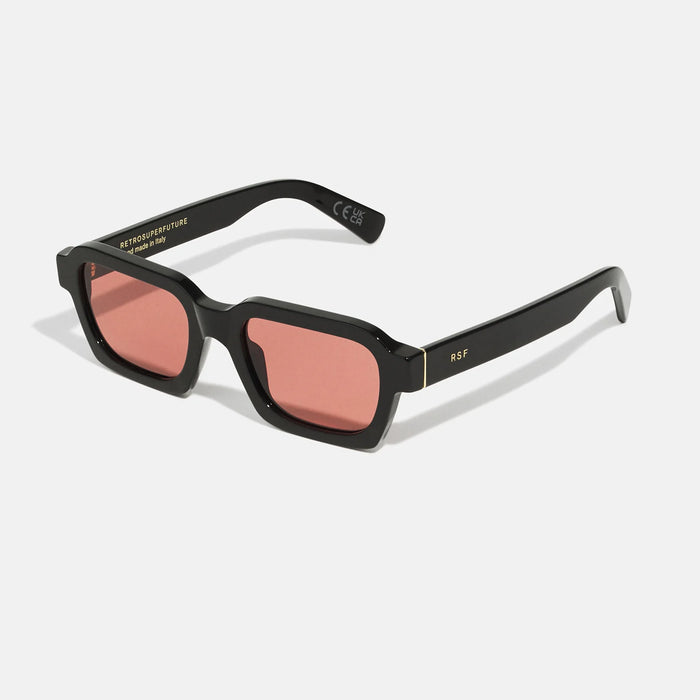 Retrosuperfuture CARO FANTOME Black Bordeaux Nero Acetate Occhiali Da Sole