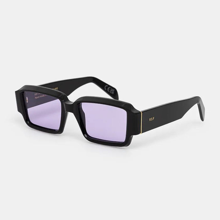 Retrosuperfuture ASTRO BIZARRO Black Purple Nero Acetate Occhiali Da Sole