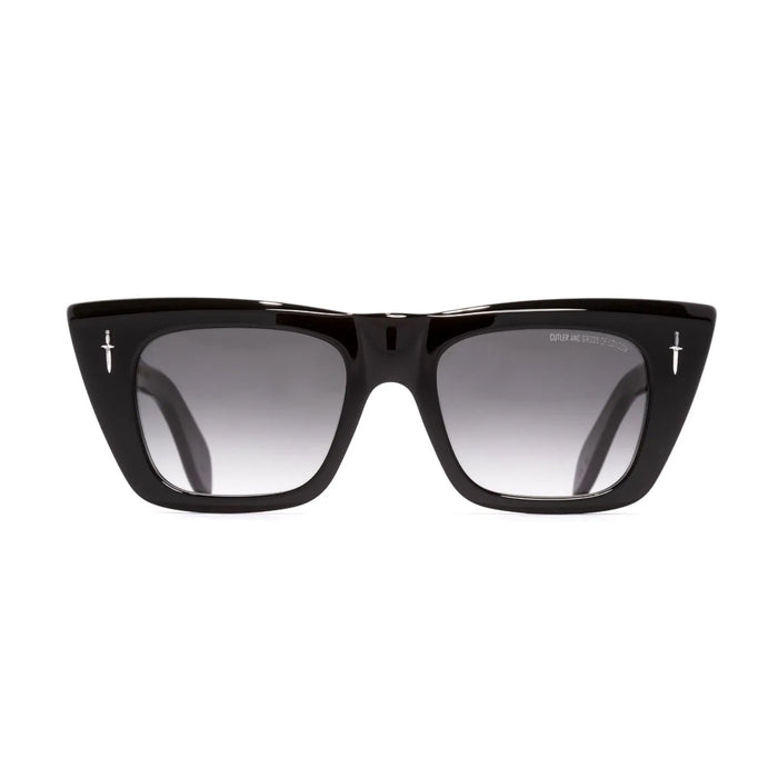 Cutler And Gross Great Frog 008 01 Nero Acetate Occhiali Sole