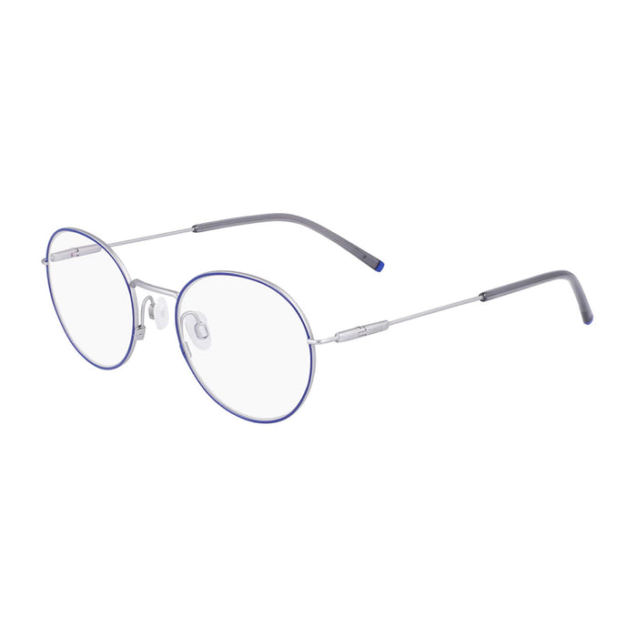 ZS22101 401 matte indigo silver Blu Metal Occhiali Vista