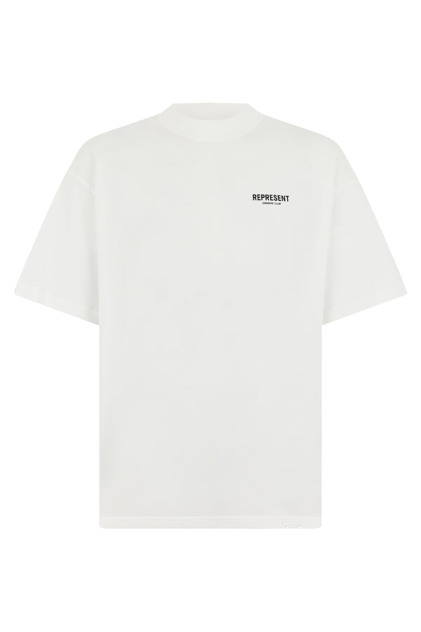Short-Sleeve Shirt Flat White Cotton T-shirts