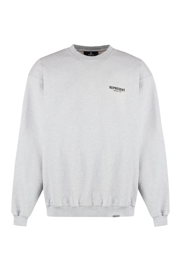 Cotton Sweatshirt Grey Sweatshirts