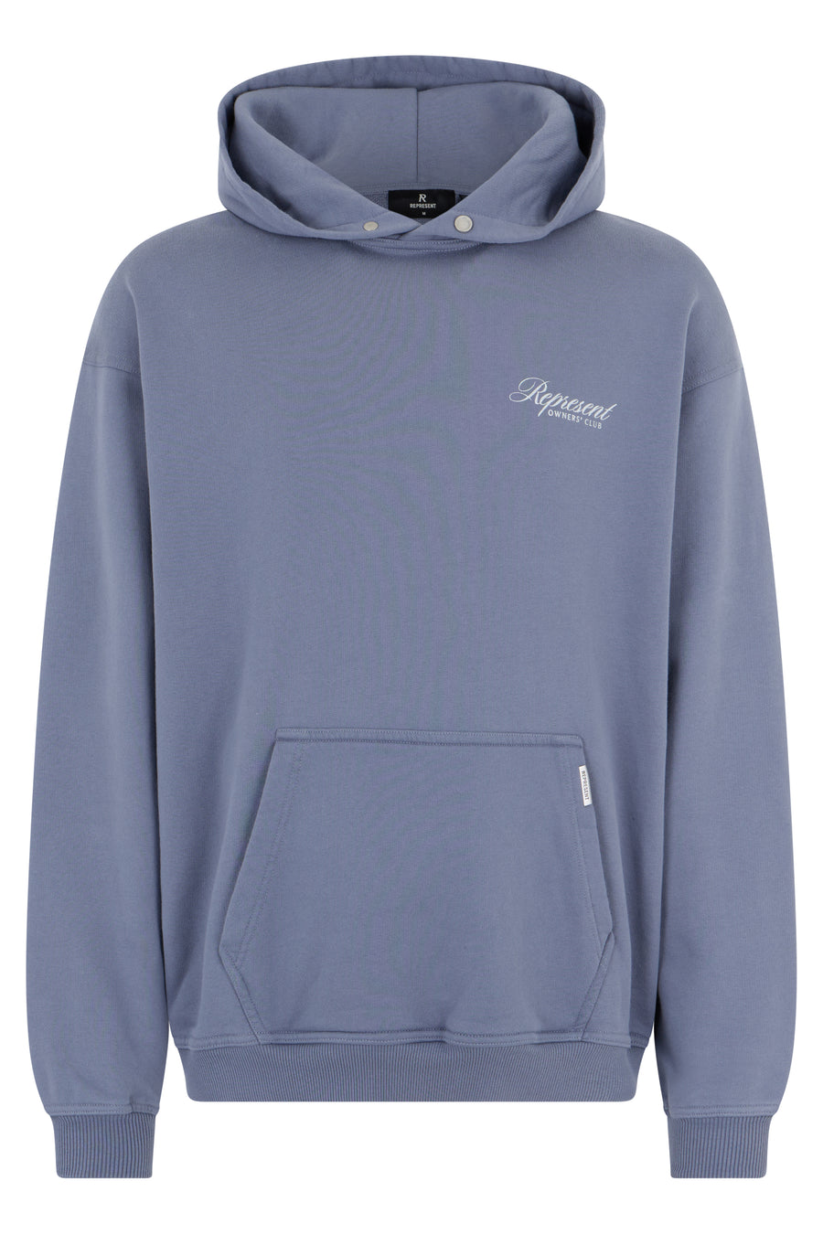 Hooded Sweatshirt Owners Club Script Blue Cotton Jumpers