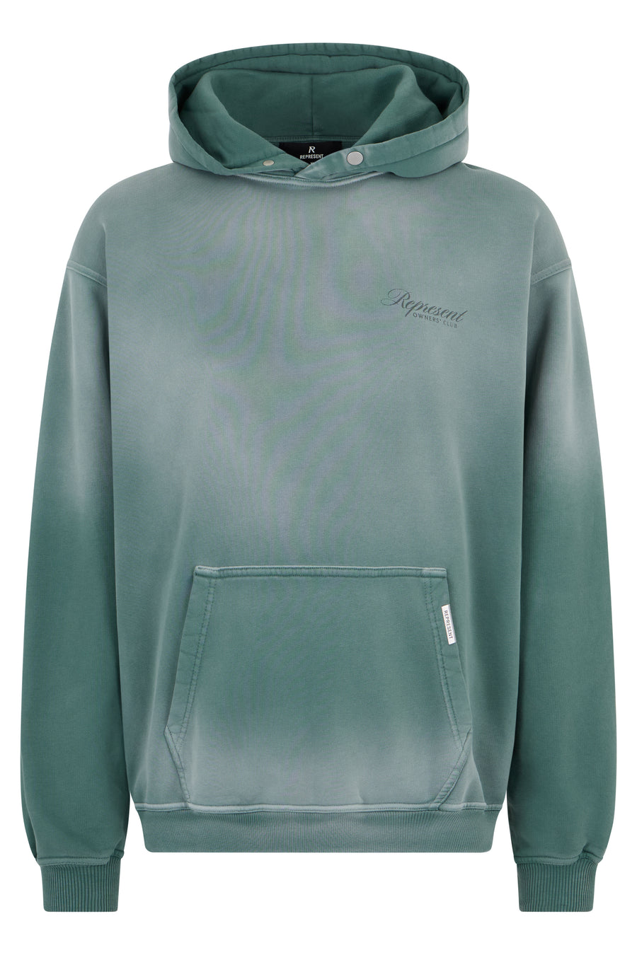 Hoodie Owners Club Script Turquoise Cotton Jumpers