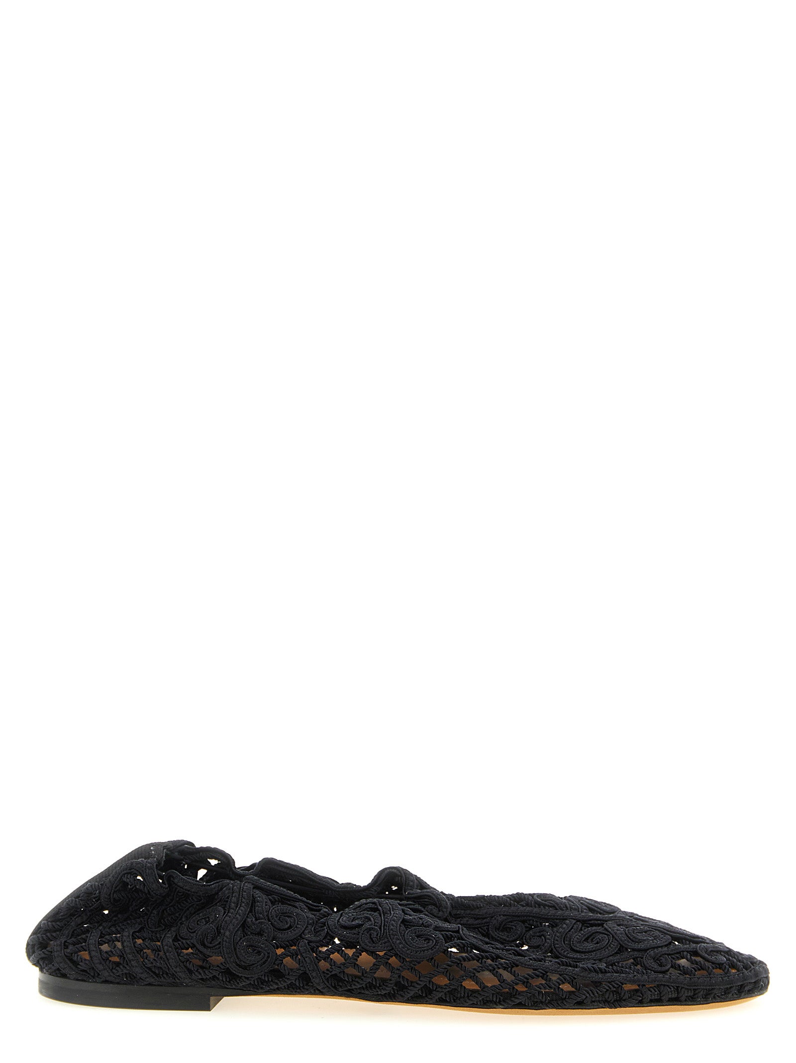 Iris ballet flats Black Polyester Flat Shoes
