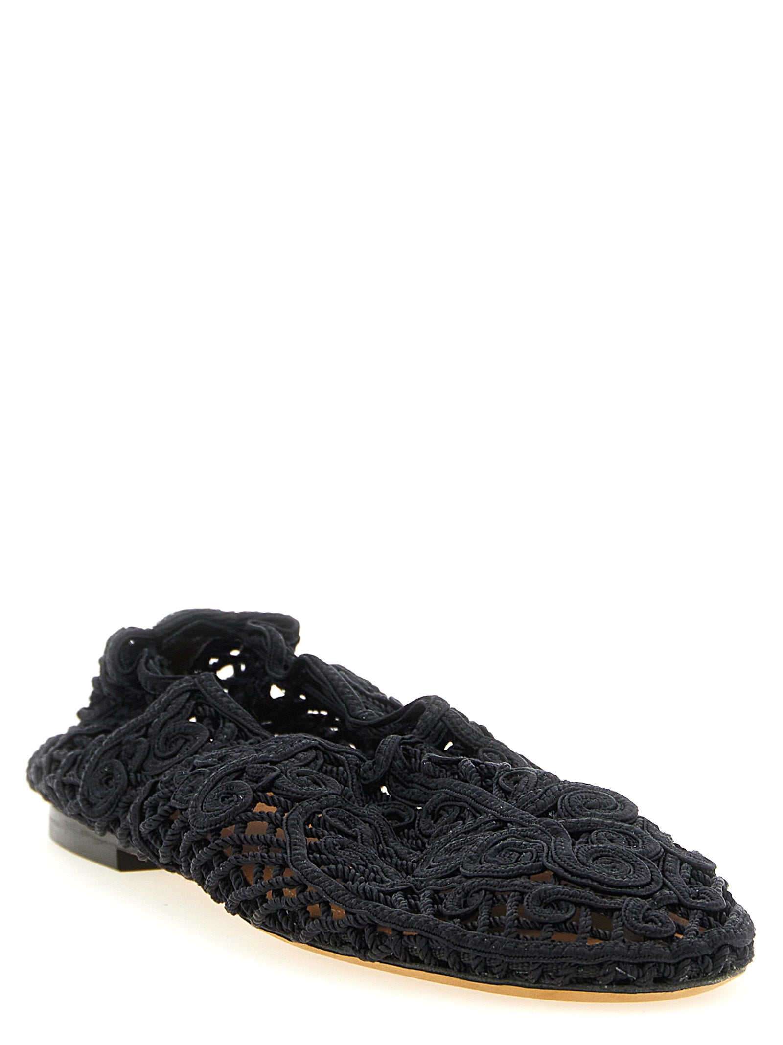 Iris ballet flats Black Polyester Flat Shoes