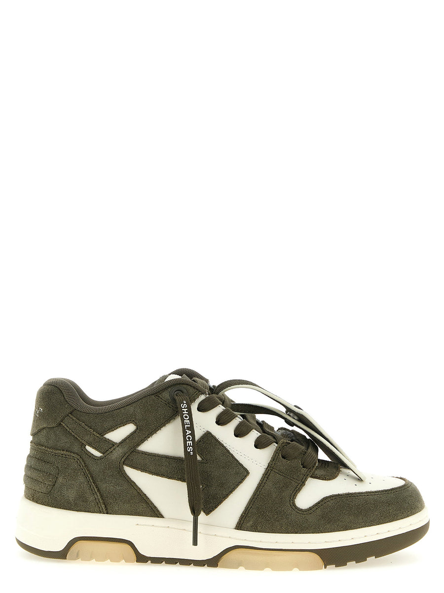 Off White Out Of Office Sneakers — olive green