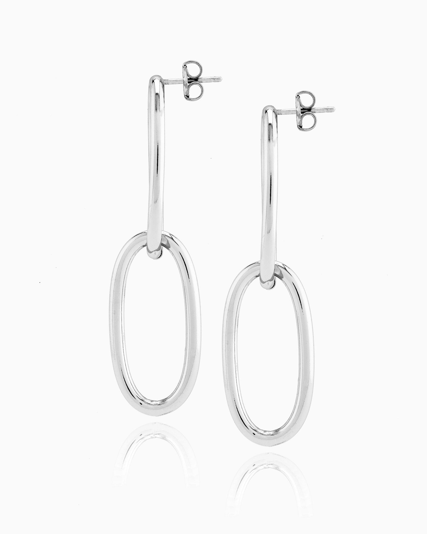 Earring New Bolt Silver __single__ Earrings