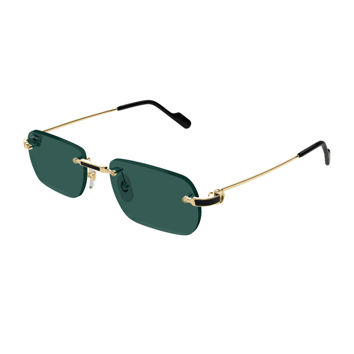 Cartier CT0498S C de 003 Gold Green Oro Metal Occhiali Da Sole