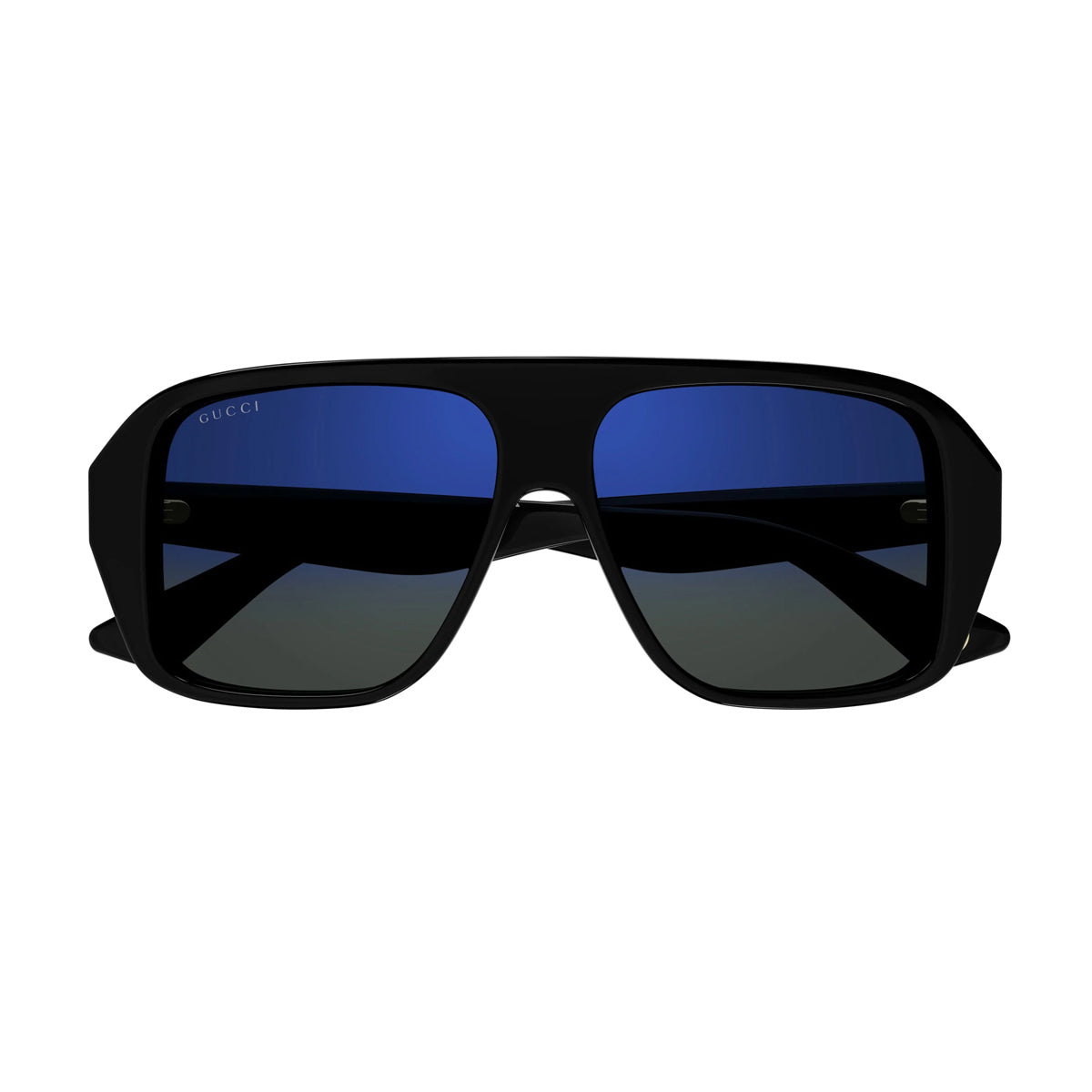 GG1615S LINEA LETTERING 001 black blue Nero Recycled Acetate Occhiali Sole