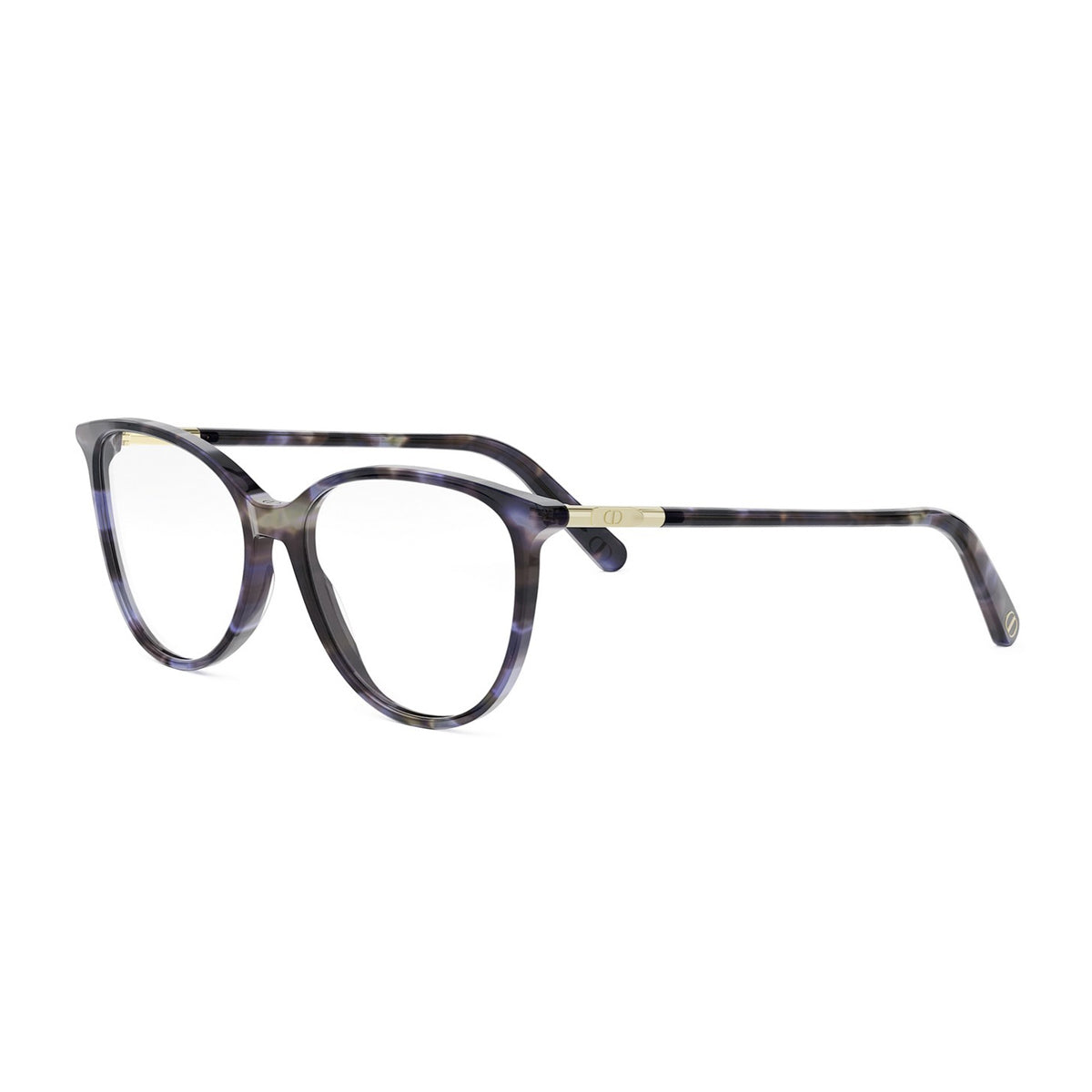 Dior MINICD O B7I 2400 Havana Viola Marrone Acetate Occhiali Da Vista