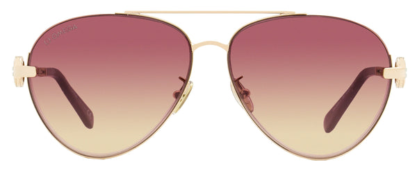Omega OM0031H Metal/Acetate sunglasses in gold
