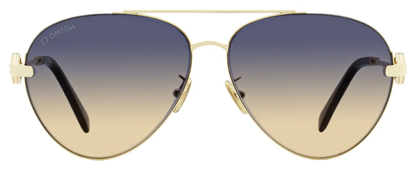 Omega OM0031H Metal/Plastic (Acetate) sunglasses in gold